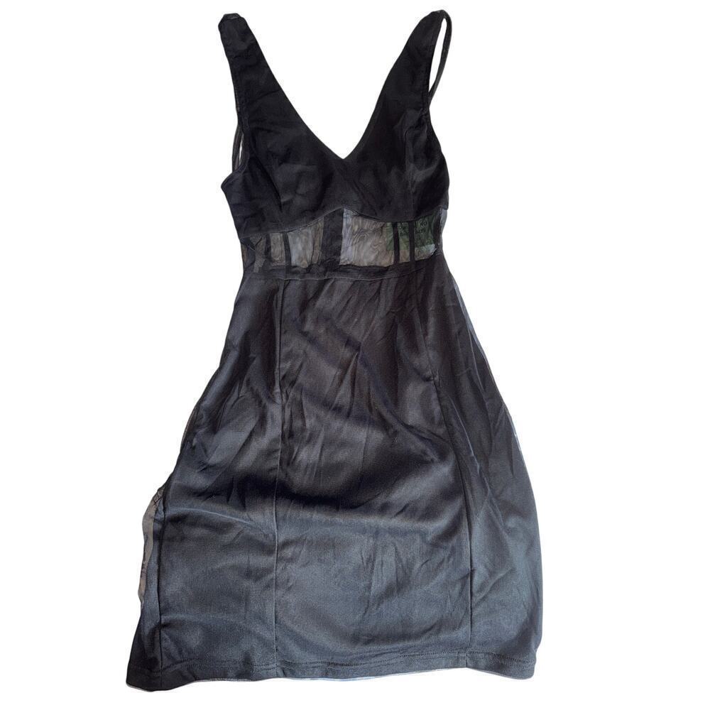 EMORY PARK black dress with mesh